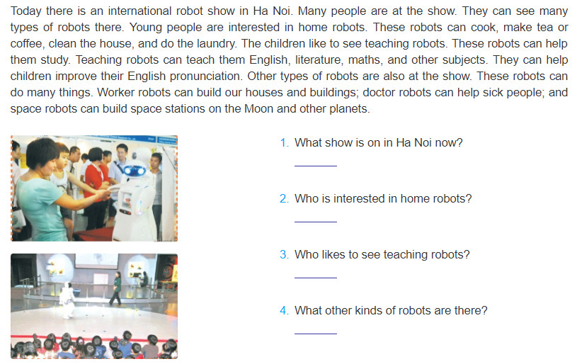 Robots - Tiếng Anh 6 mới - hocfun.com